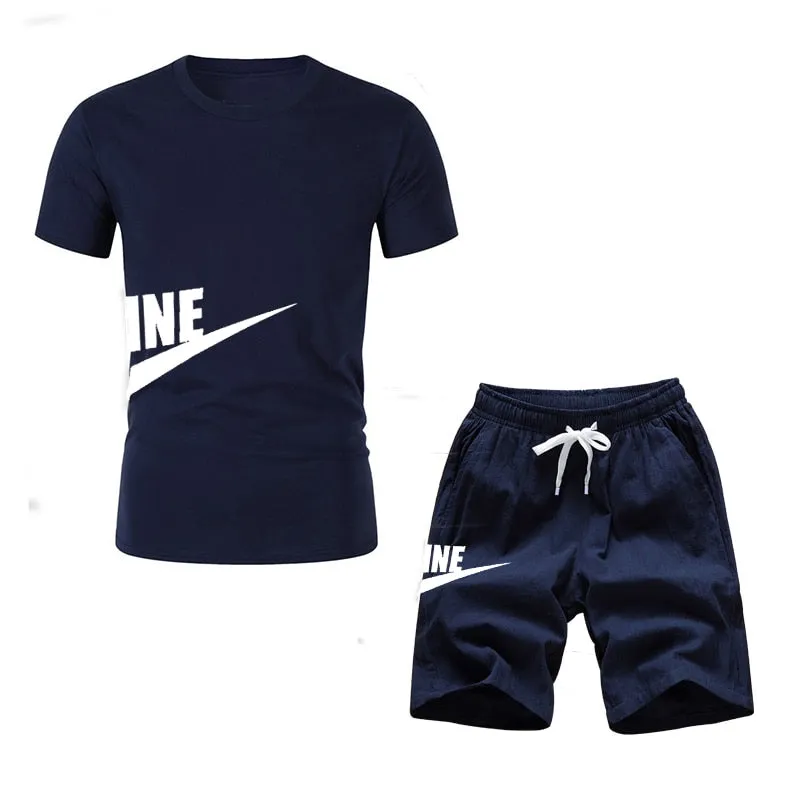 Men Summer Fitness Suit