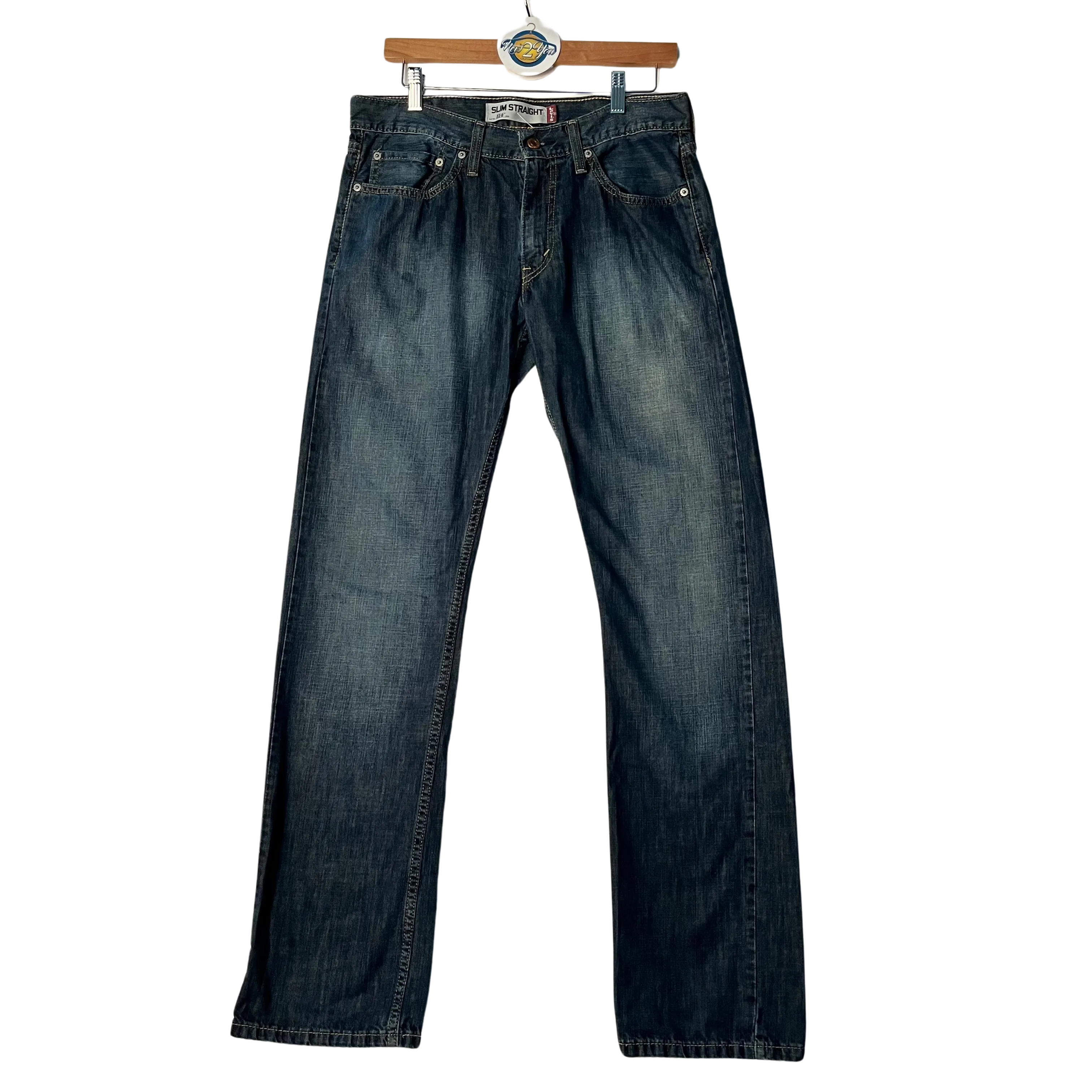 Men's 514 Dark Blue W/Yellow Stitch (Levi's)