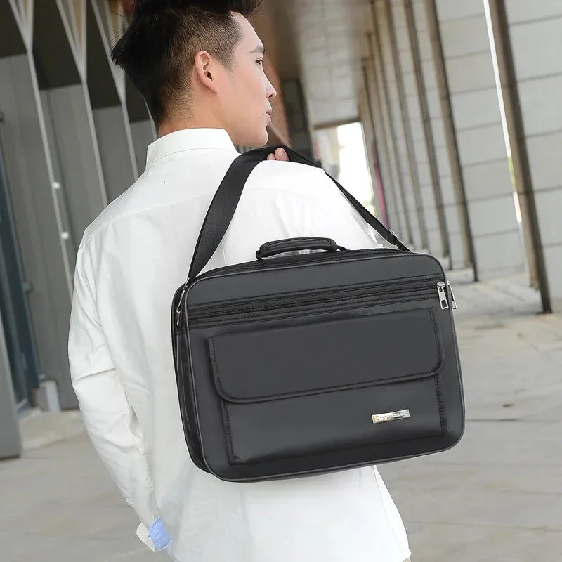 Men's Briefcase Handbags 17inch Large Capacity Men Business Bag Casual Men Shoulder Bag Brand Good Quality Messenger Bag