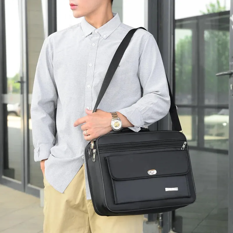 Men's Briefcase Handbags 17inch Large Capacity Men Business Bag Casual Men Shoulder Bag Brand Good Quality Messenger Bag