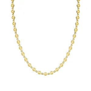 Men's Collection Pure Gold Eye Link Necklace