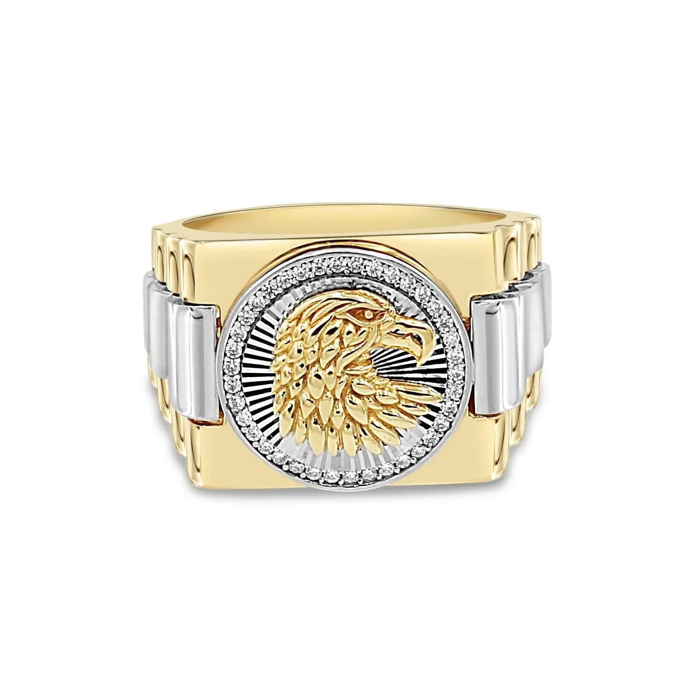 Men's Eagle Fashion with CZ in 10kt Gold