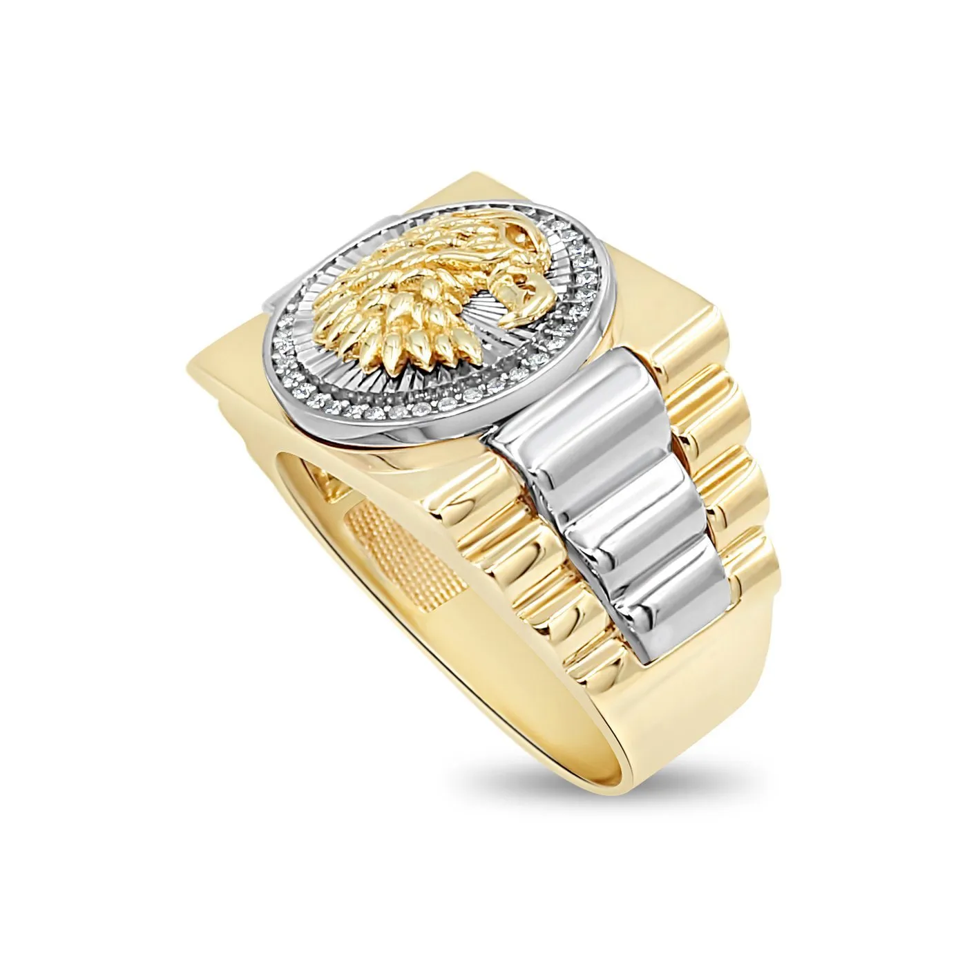 Men's Eagle Fashion with CZ in 10kt Gold