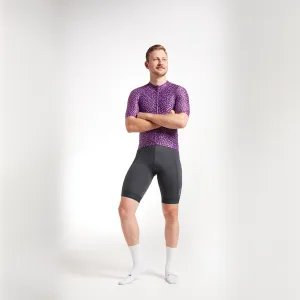 Men's Essentials Team Jersey - Italian Plum Dots