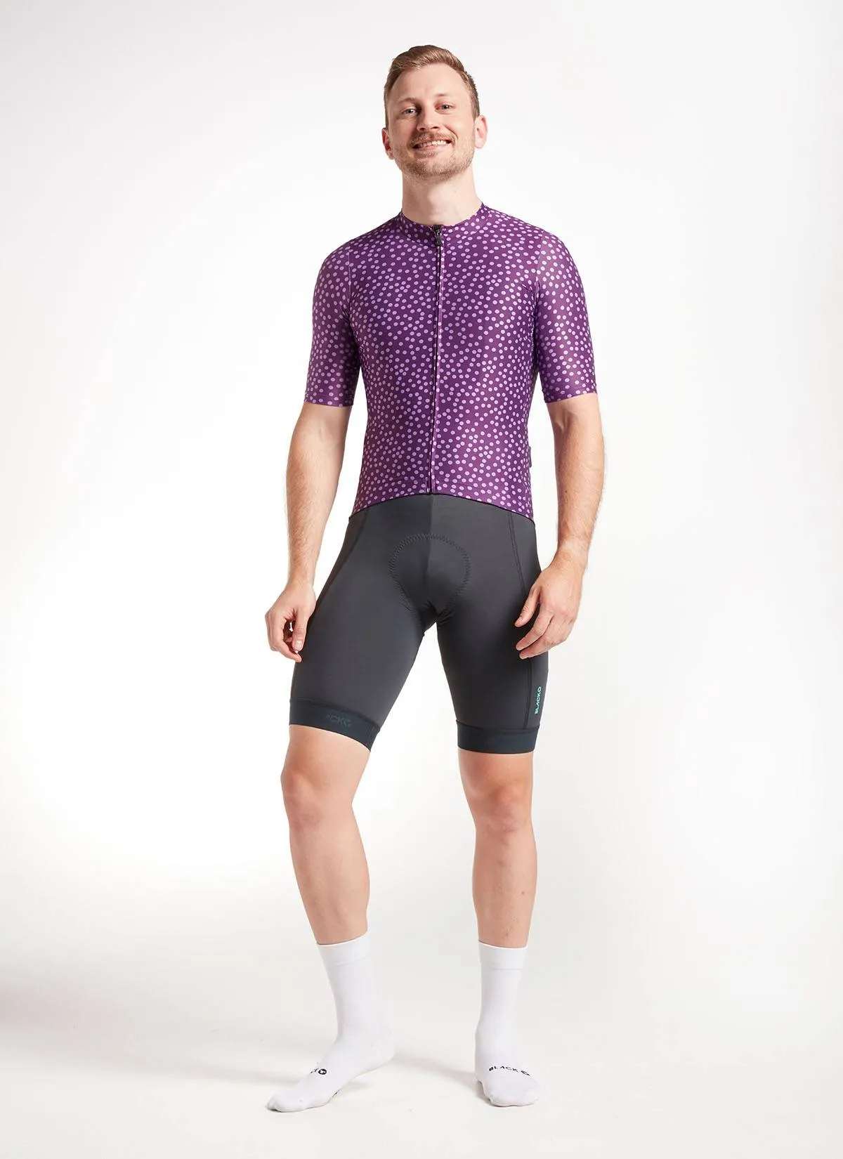 Men's Essentials TEAM Jersey - Italian Plum Dots