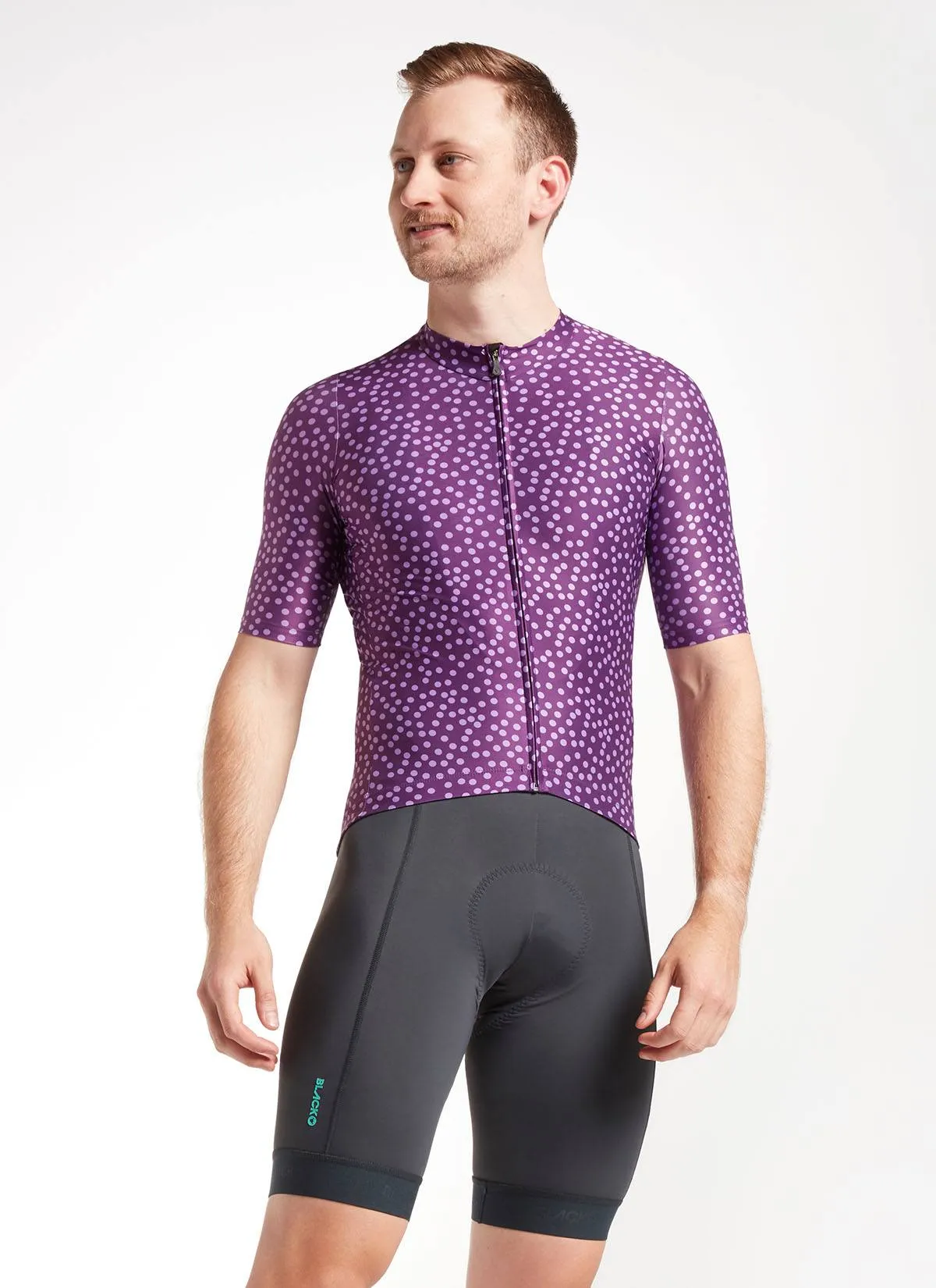 Men's Essentials TEAM Jersey - Italian Plum Dots