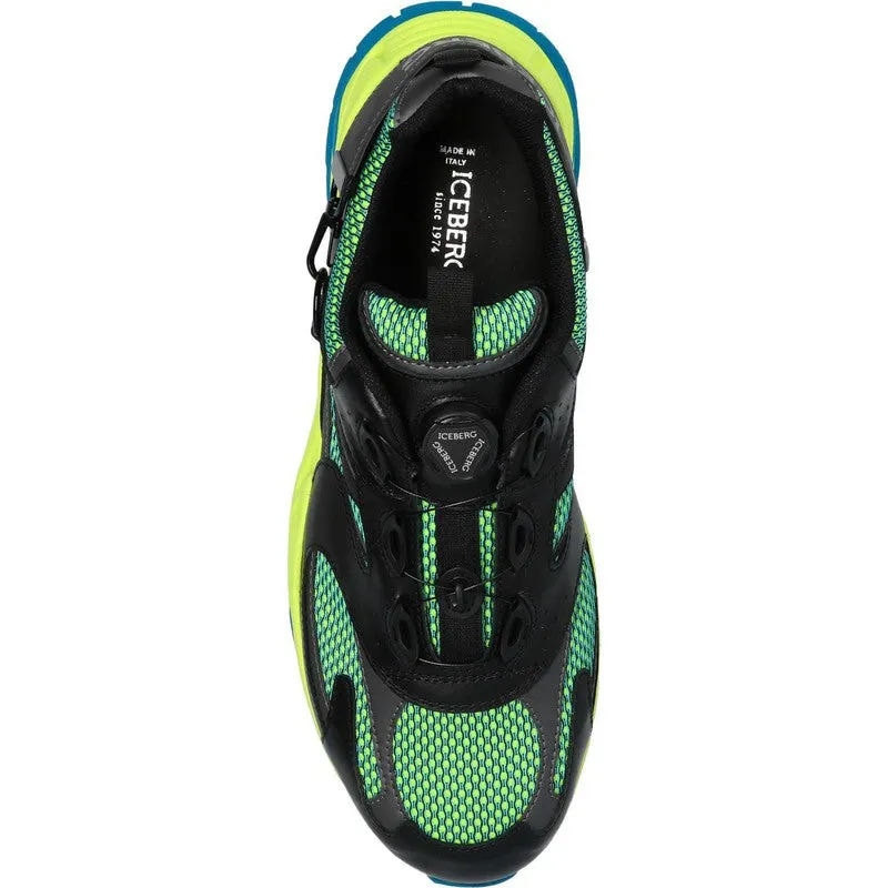 Men's Iceberg Sneakers With Black Thread Laces Shoes