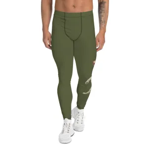Men's Leggings in the Army Green "Dexter" (Meggings)