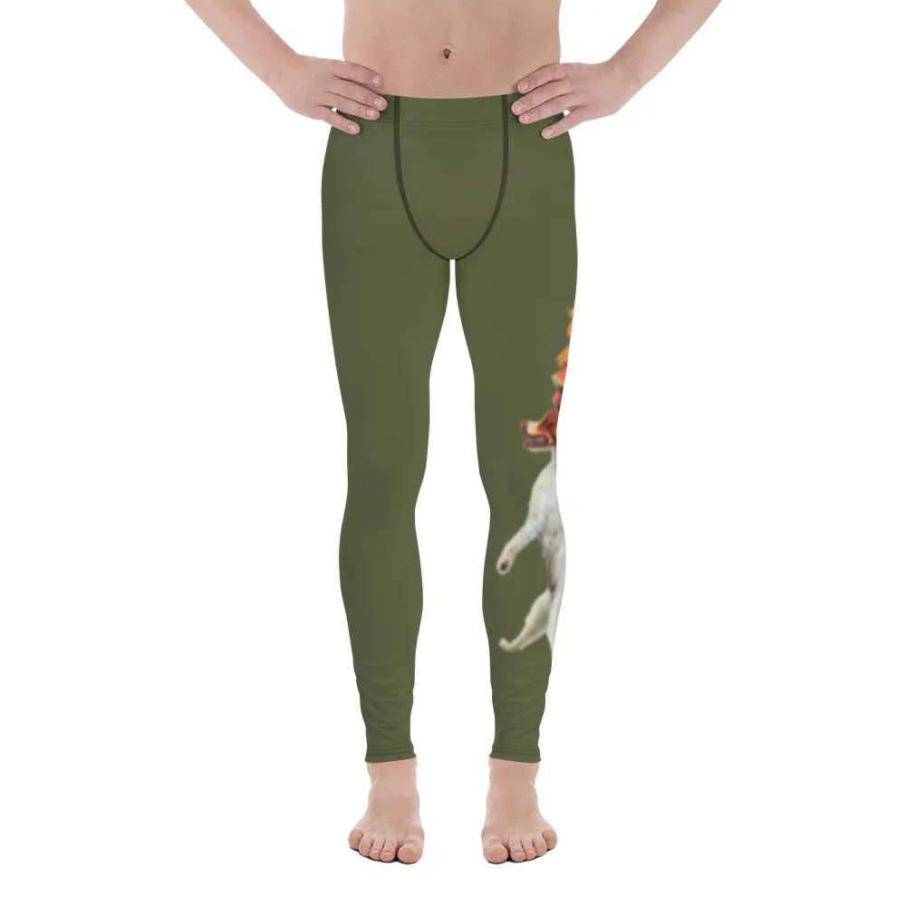 Men's Leggings in the Army Green "Dexter" (Meggings)