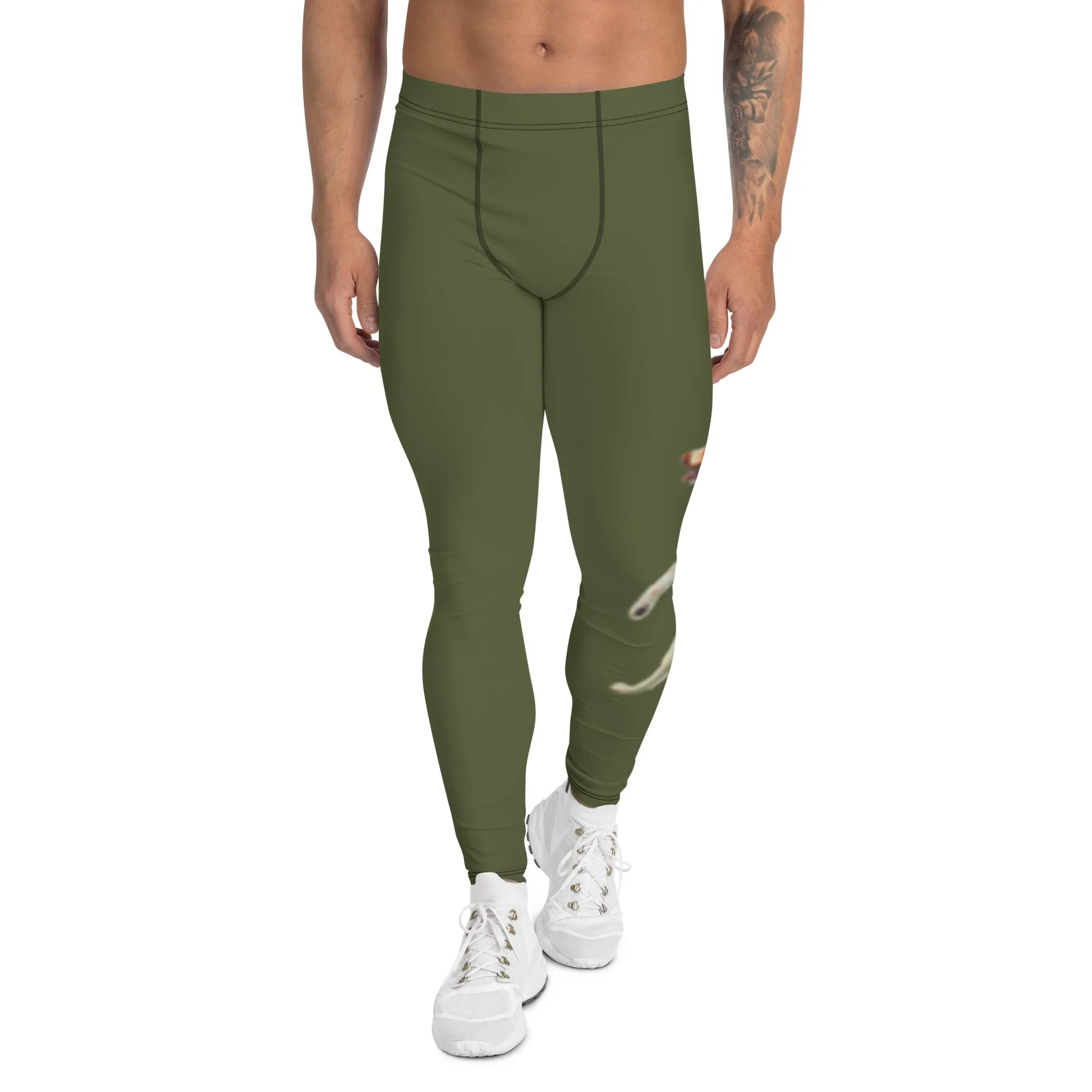 Men's Leggings in the Army Green "Dexter" (Meggings)