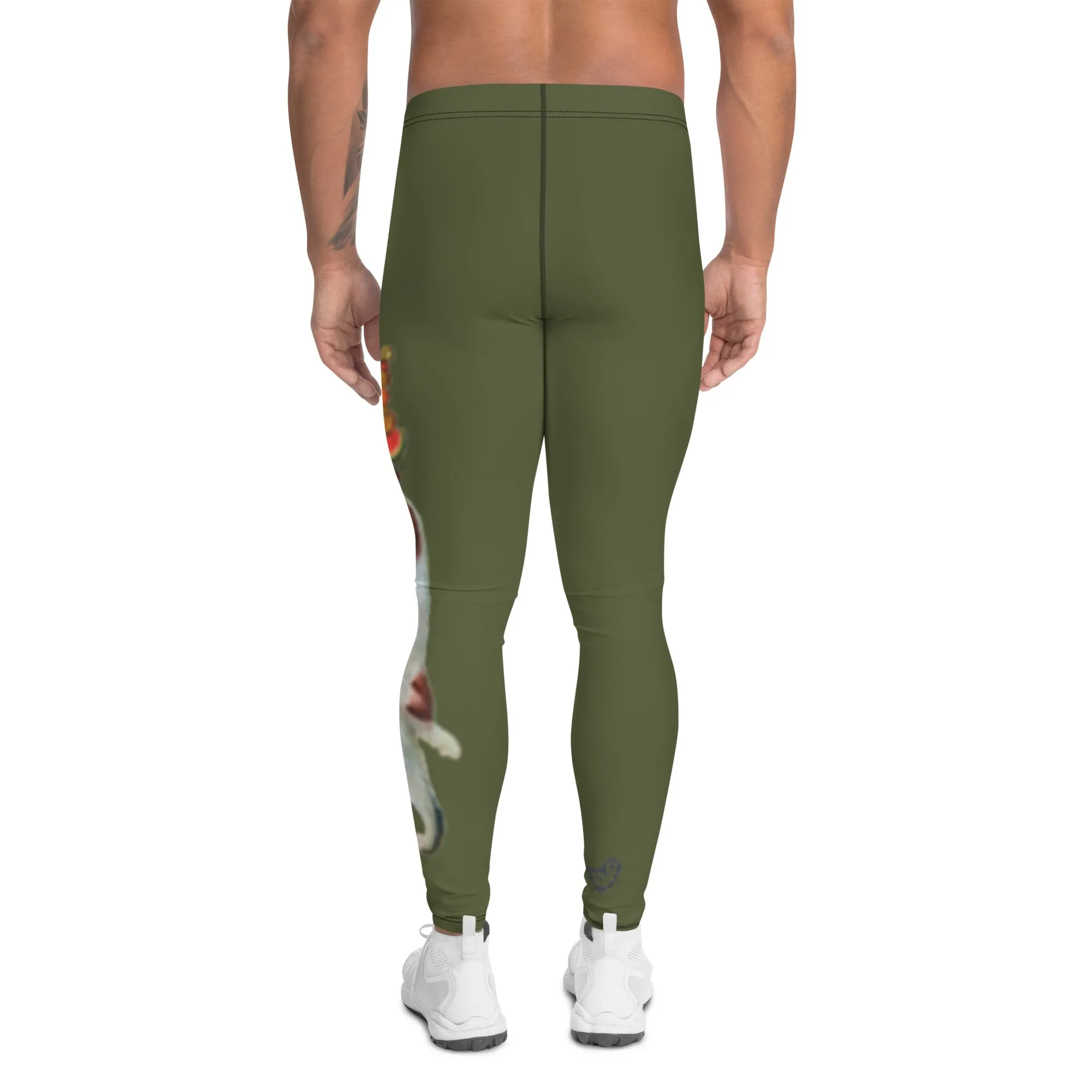 Men's Leggings in the Army Green "Dexter" (Meggings)