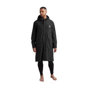 Men's Pursuit Waterproof Lightweight Changing Robe Jacket - Obsidian Black