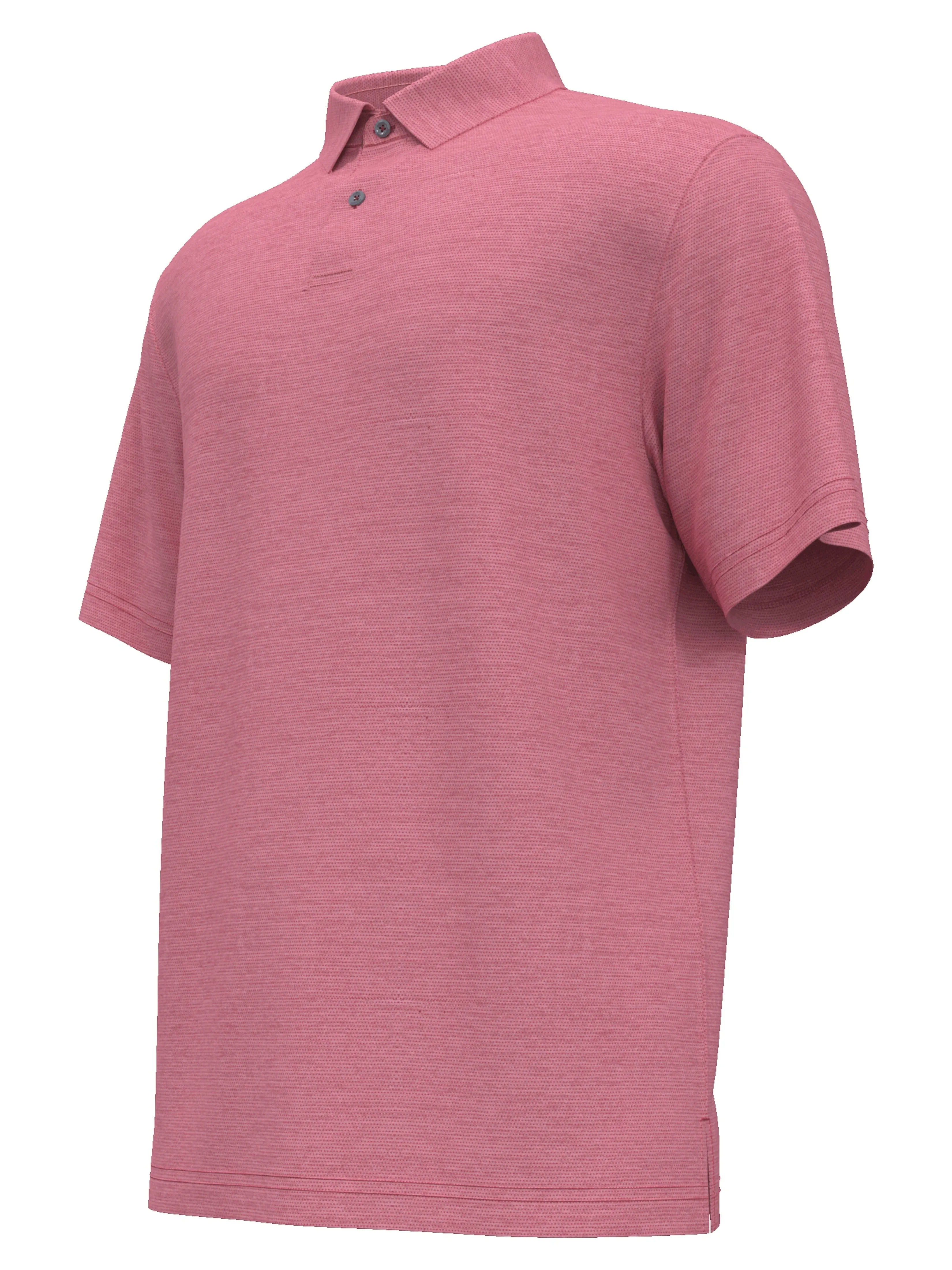 Men's Space Dye Texture Golf Polo