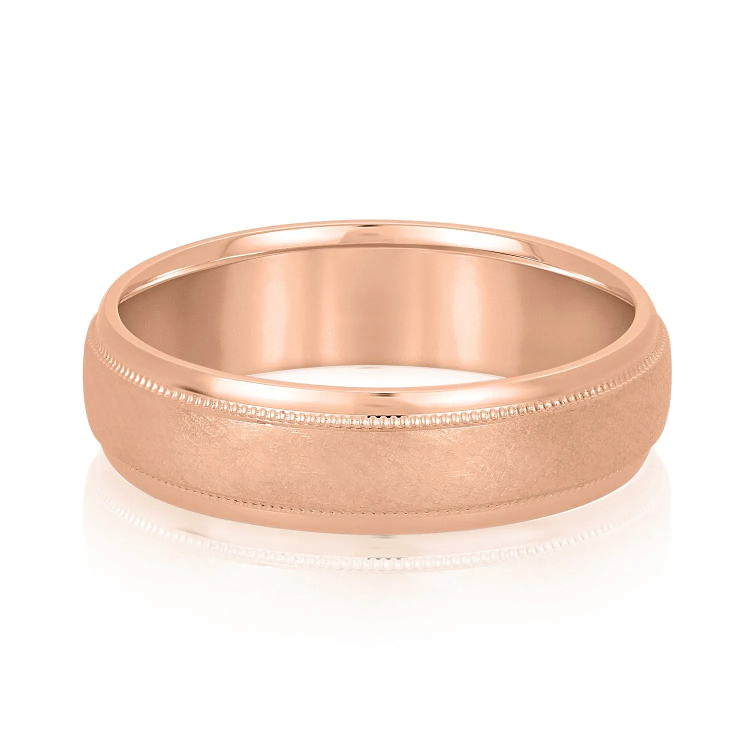 Men's Step Cut Edges Wedding Band
