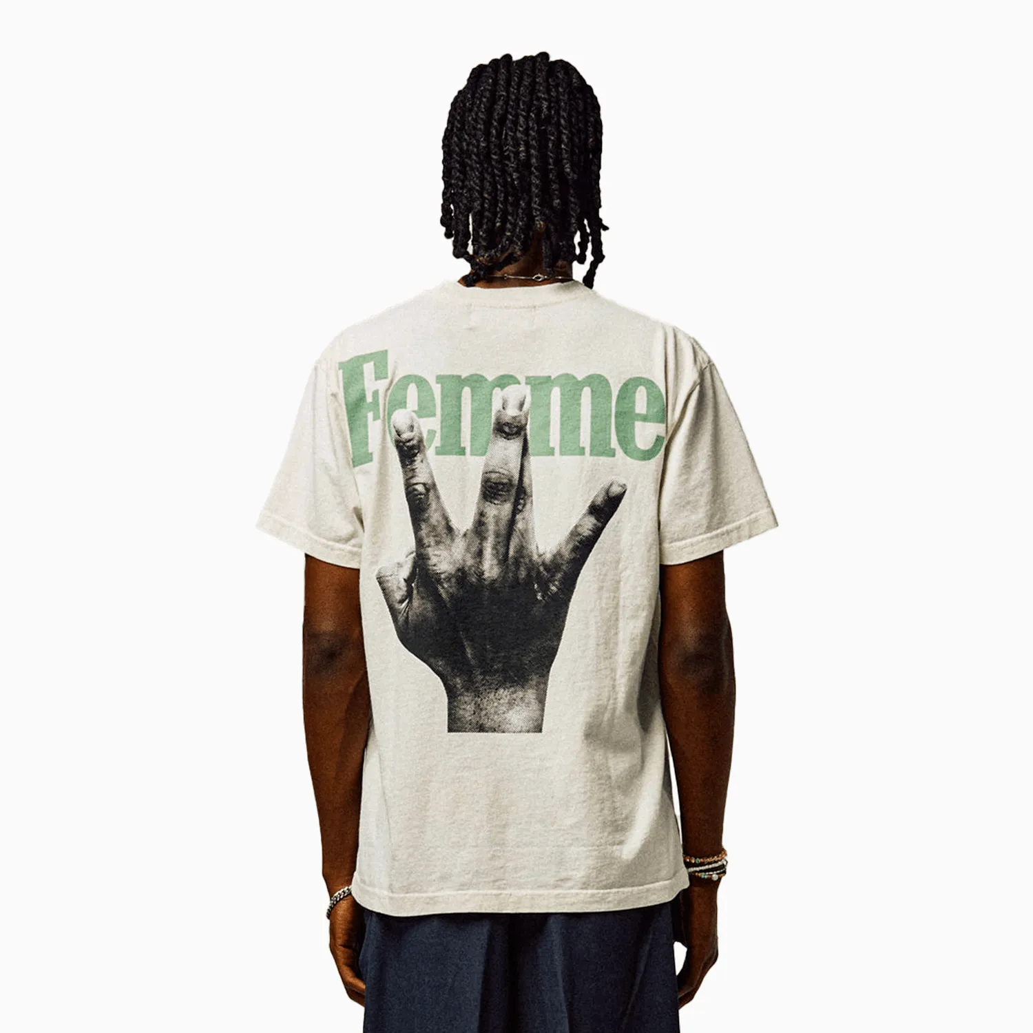 Men's Twisted Fingers Short Sleeve T-Shirt