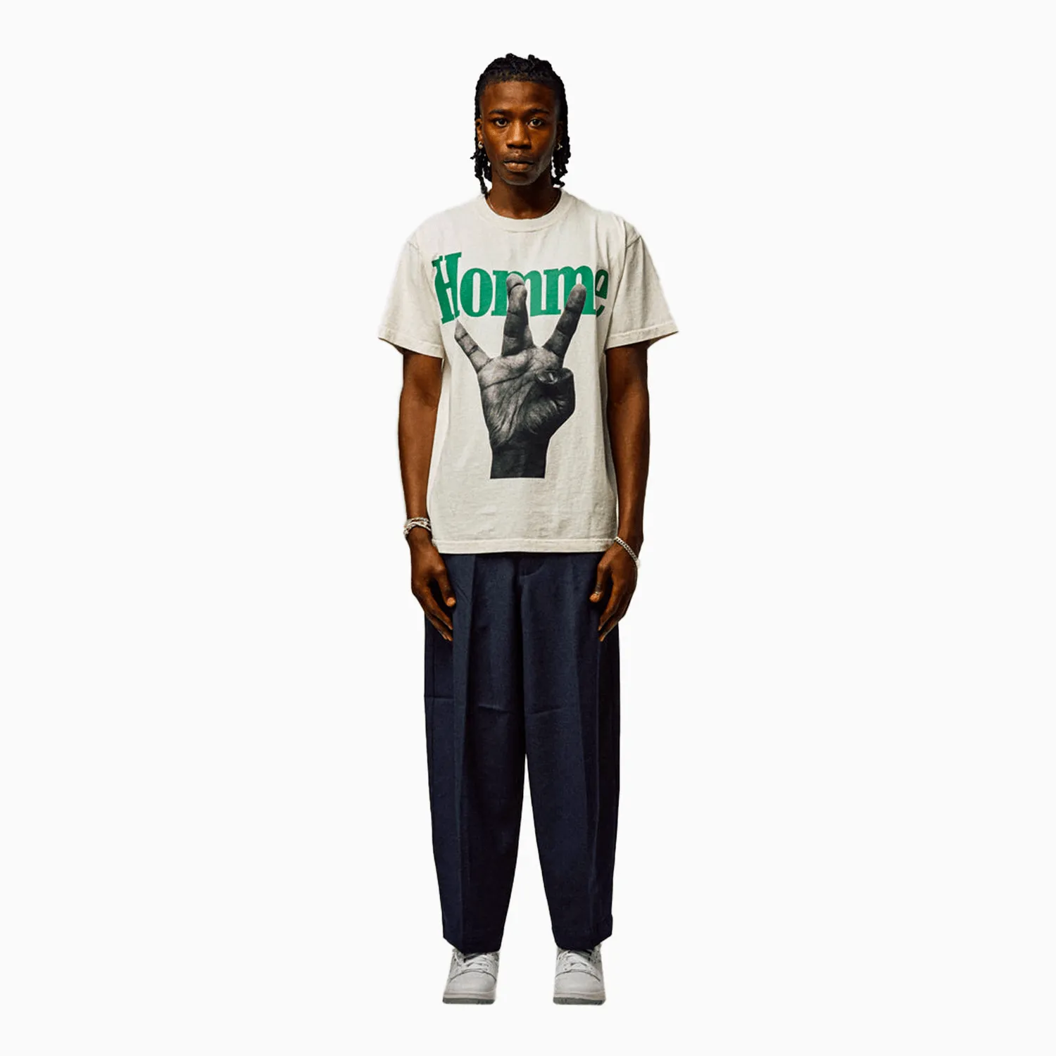 Men's Twisted Fingers Short Sleeve T-Shirt