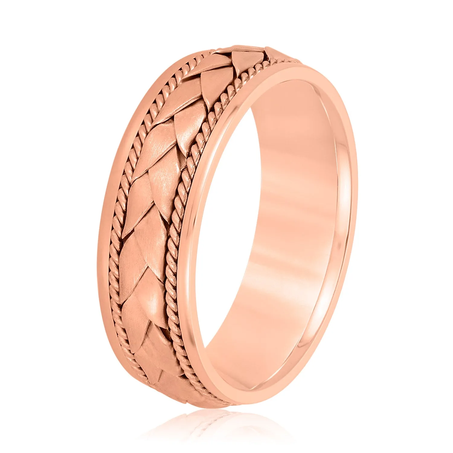 Men's Twisted Rope Braided Weave Band