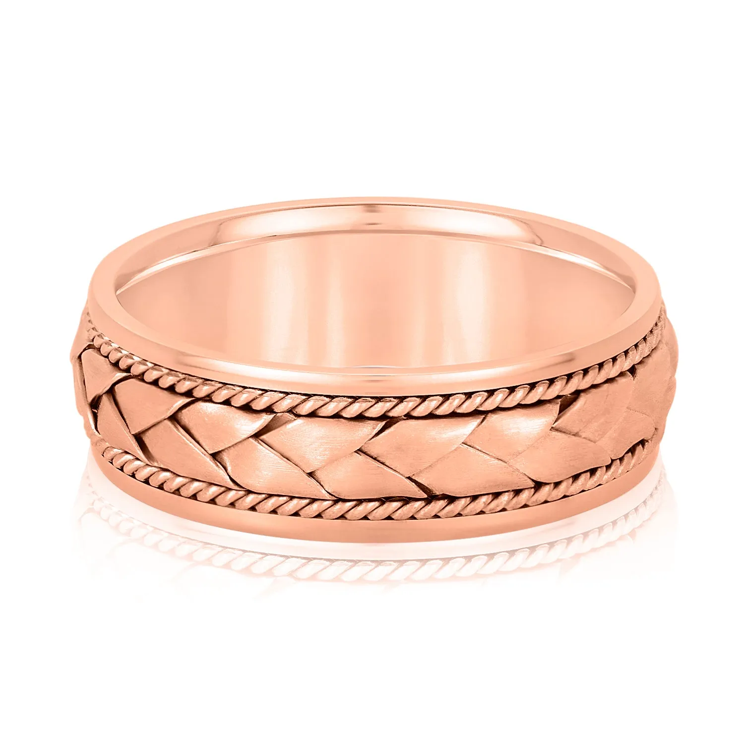 Men's Twisted Rope Braided Weave Band