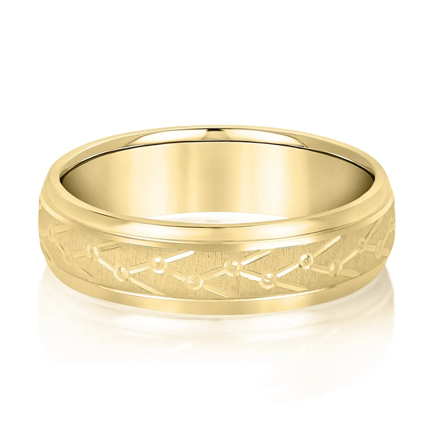 Men’s Unique Structured Pattern Design Band