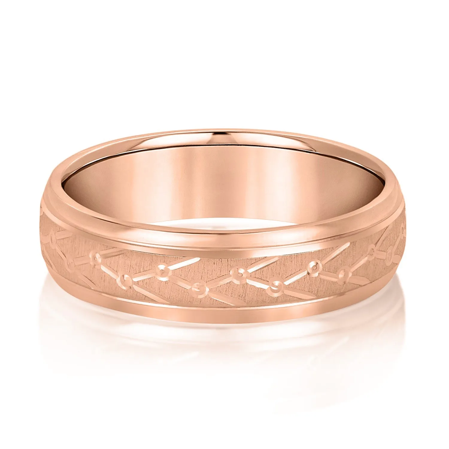 Men’s Unique Structured Pattern Design Band