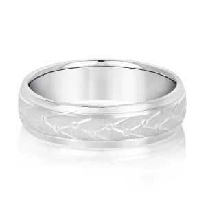Men’s Unique Structured Pattern Design Band
