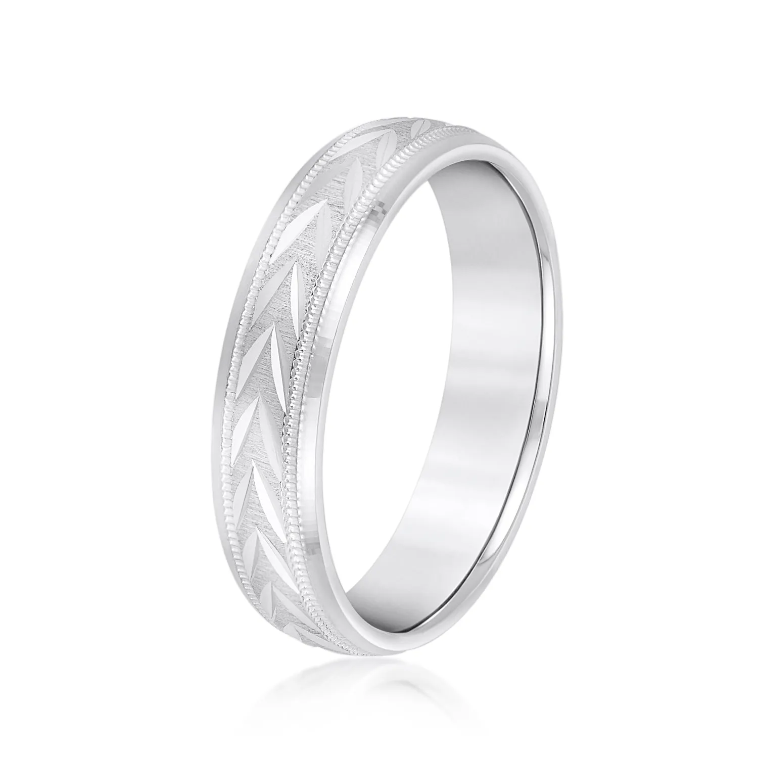 Men's Wheat Crown Comfort Fit Wedding Band