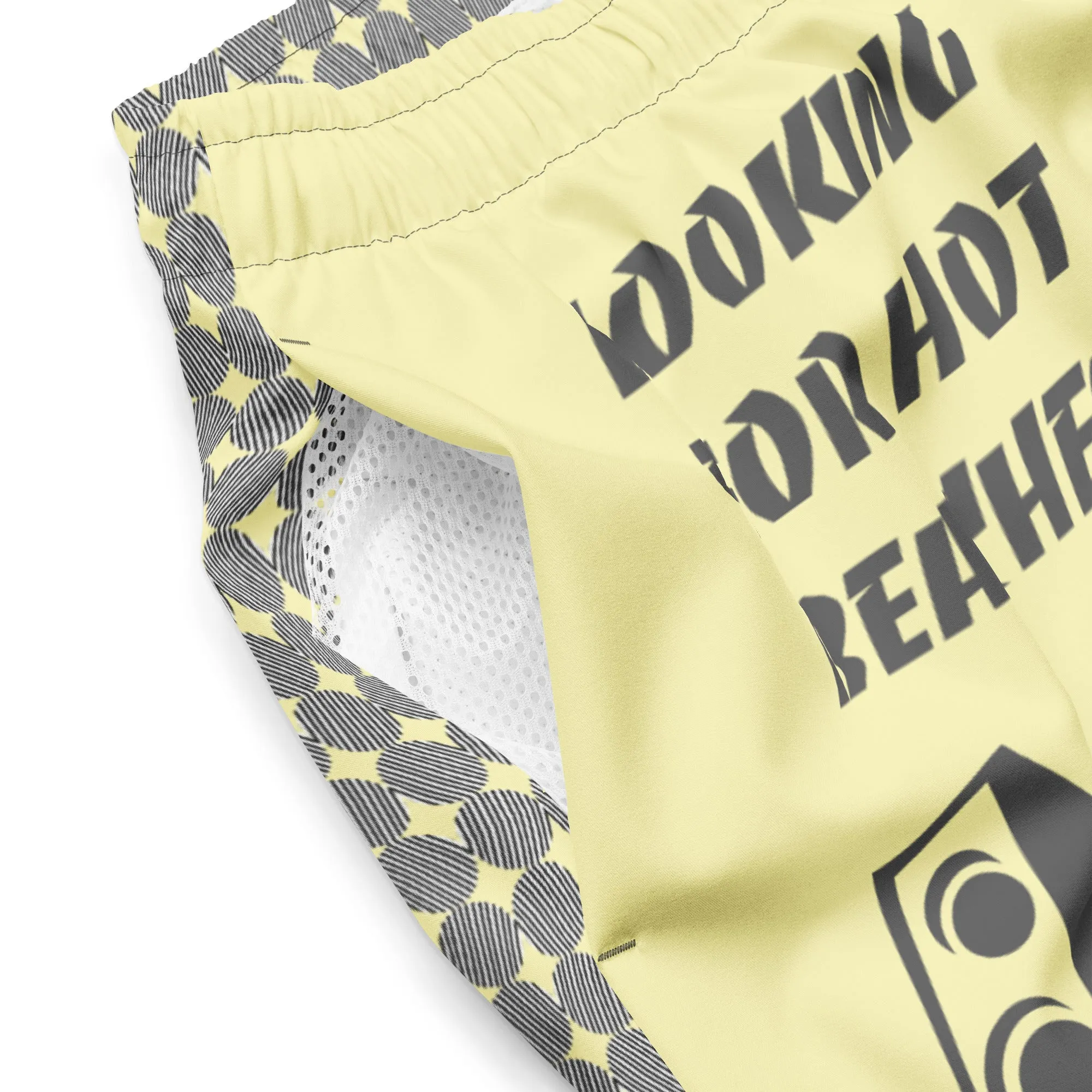 Men's Yellow Swim Trunks
