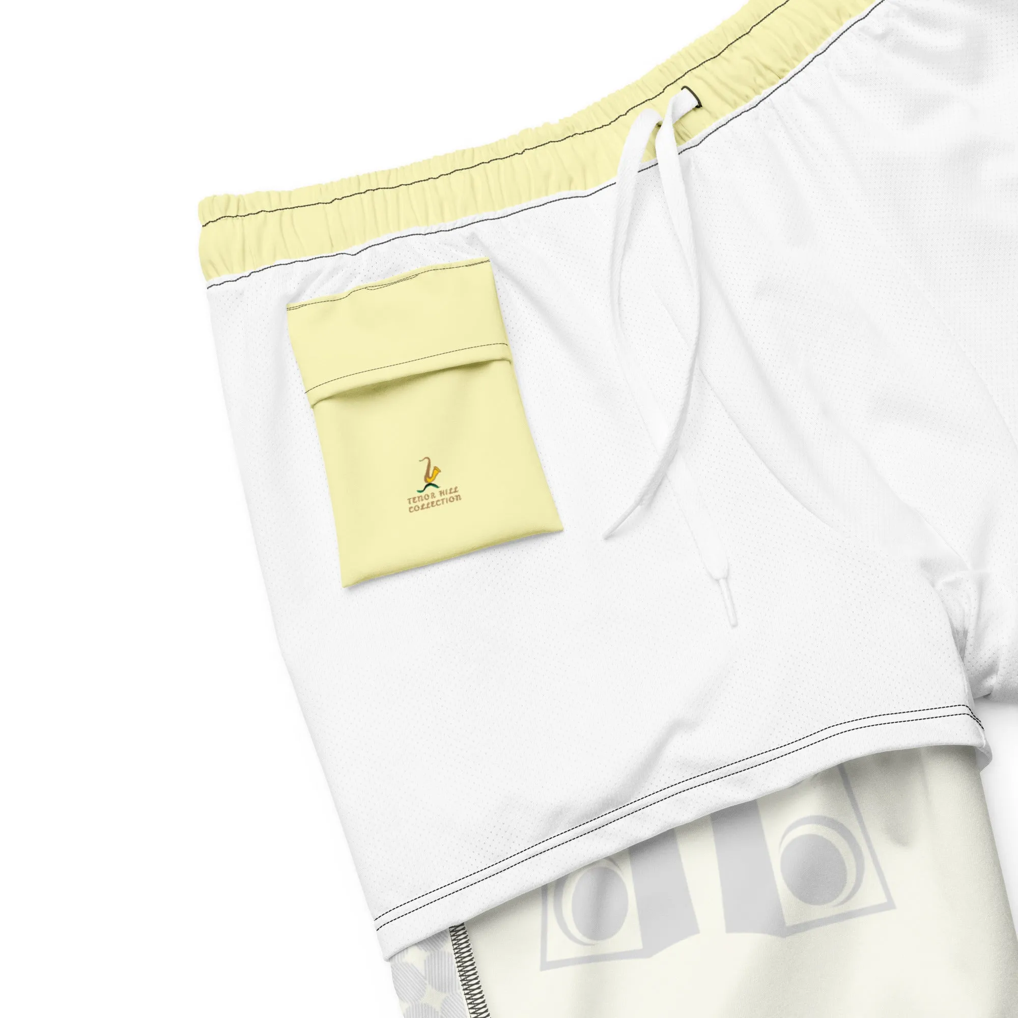 Men's Yellow Swim Trunks