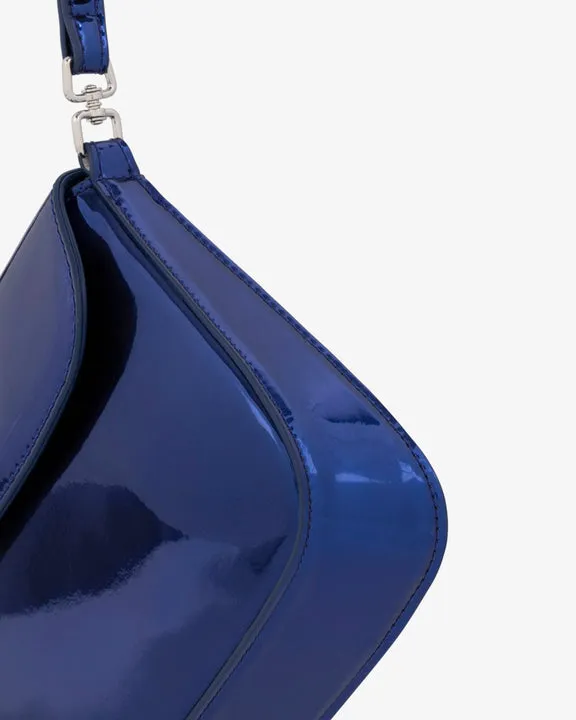 MILA BAG - METALLIC BLUE