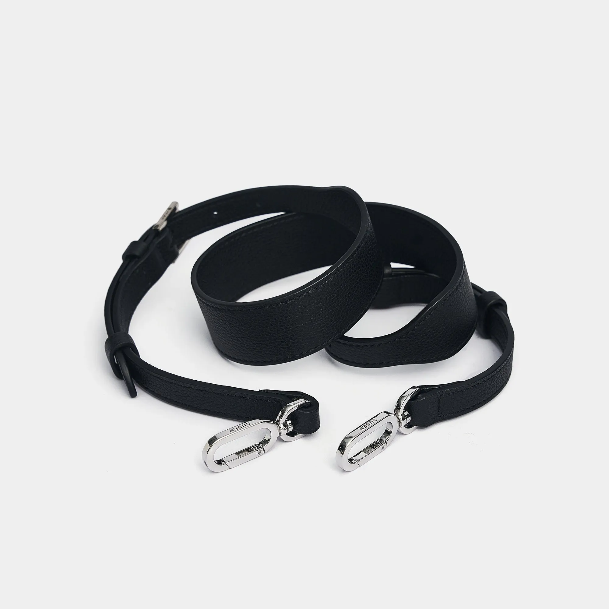 Mini Litchi Grain Skin Garden Bag - Black
