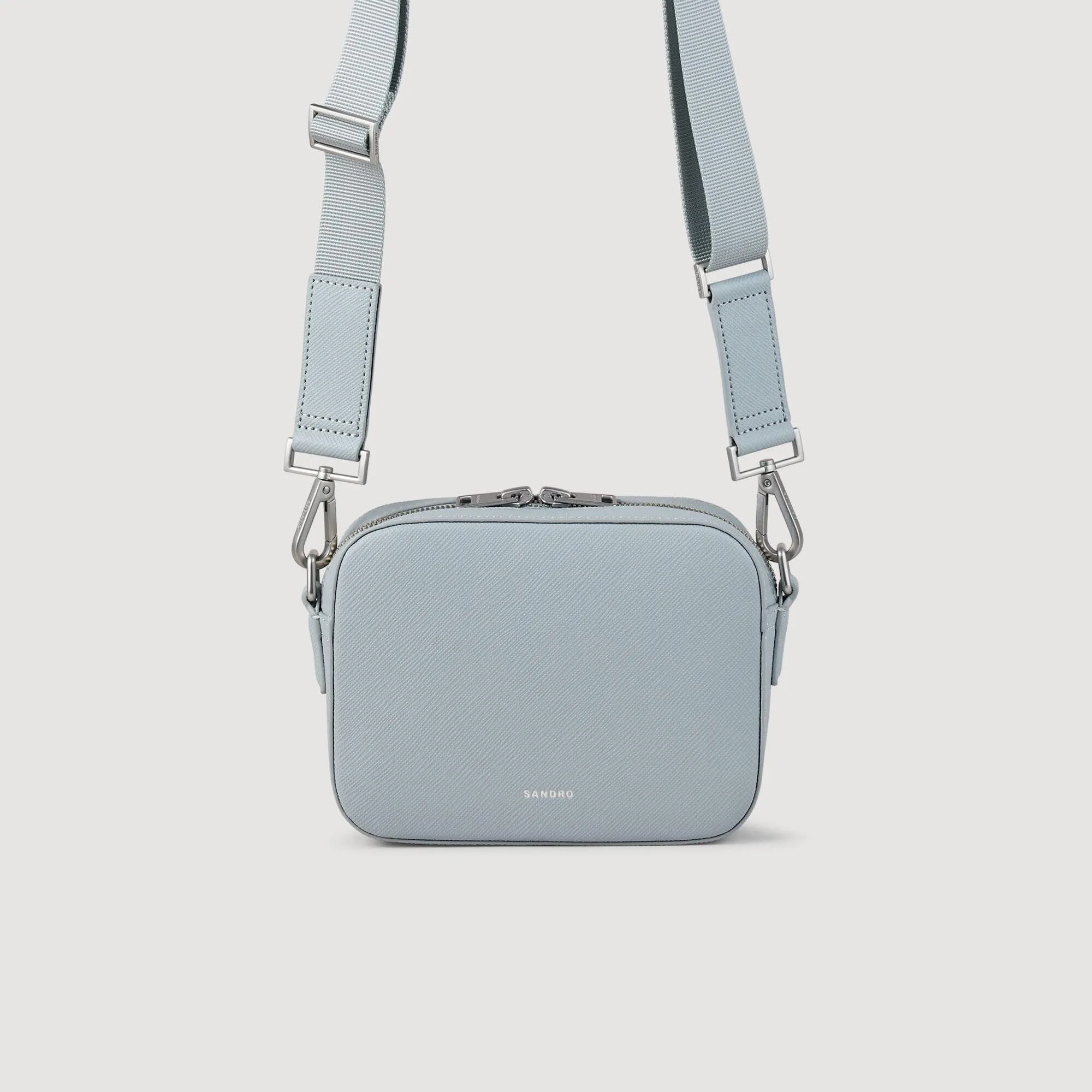 Minibag Hook Small Synthetic Leather Bag Blue Sky