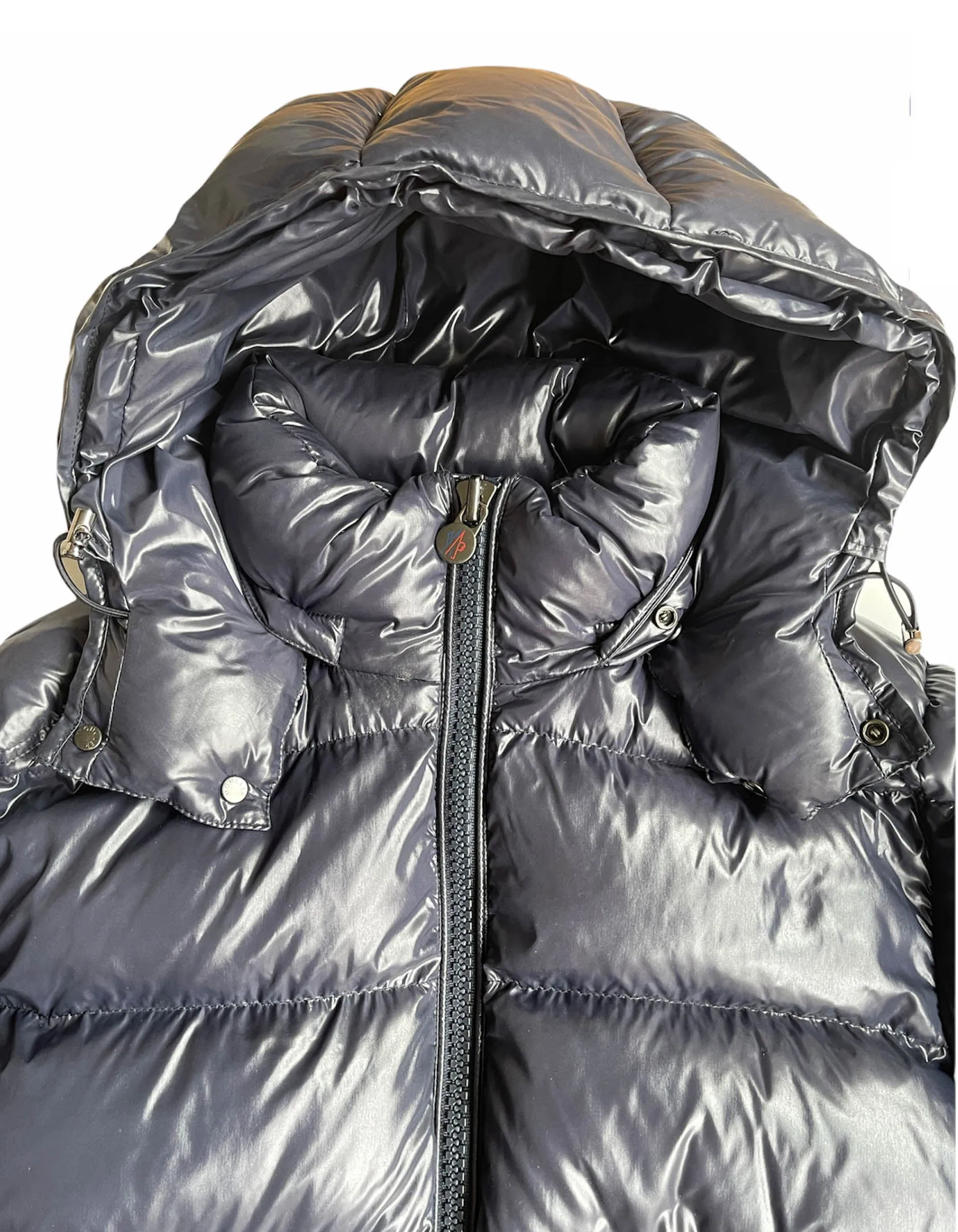 Moncler Men's Blue Down "Maya" Puffer Jacket sz 2/ US M