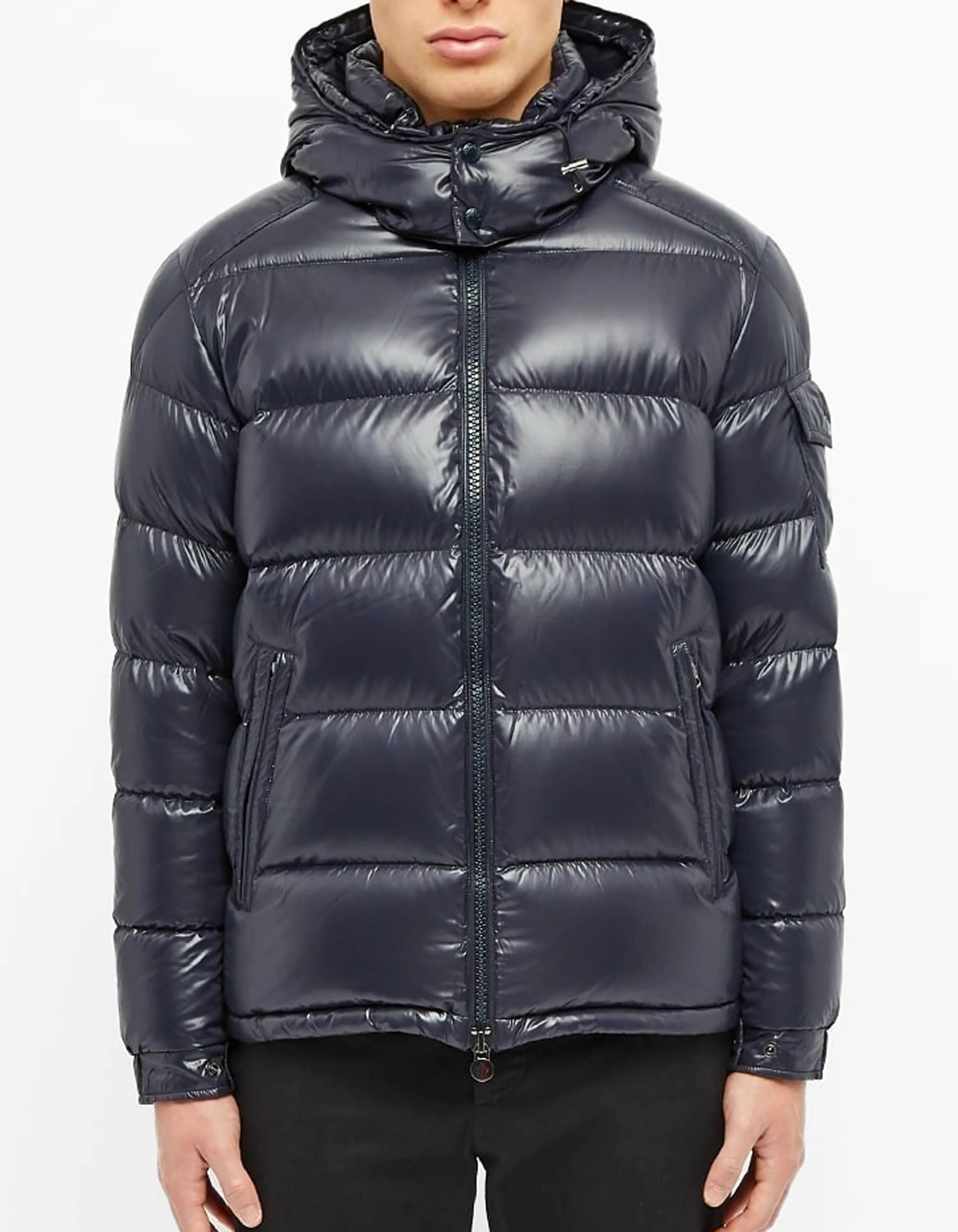 Moncler Men's Blue Down "Maya" Puffer Jacket sz 2/ US M