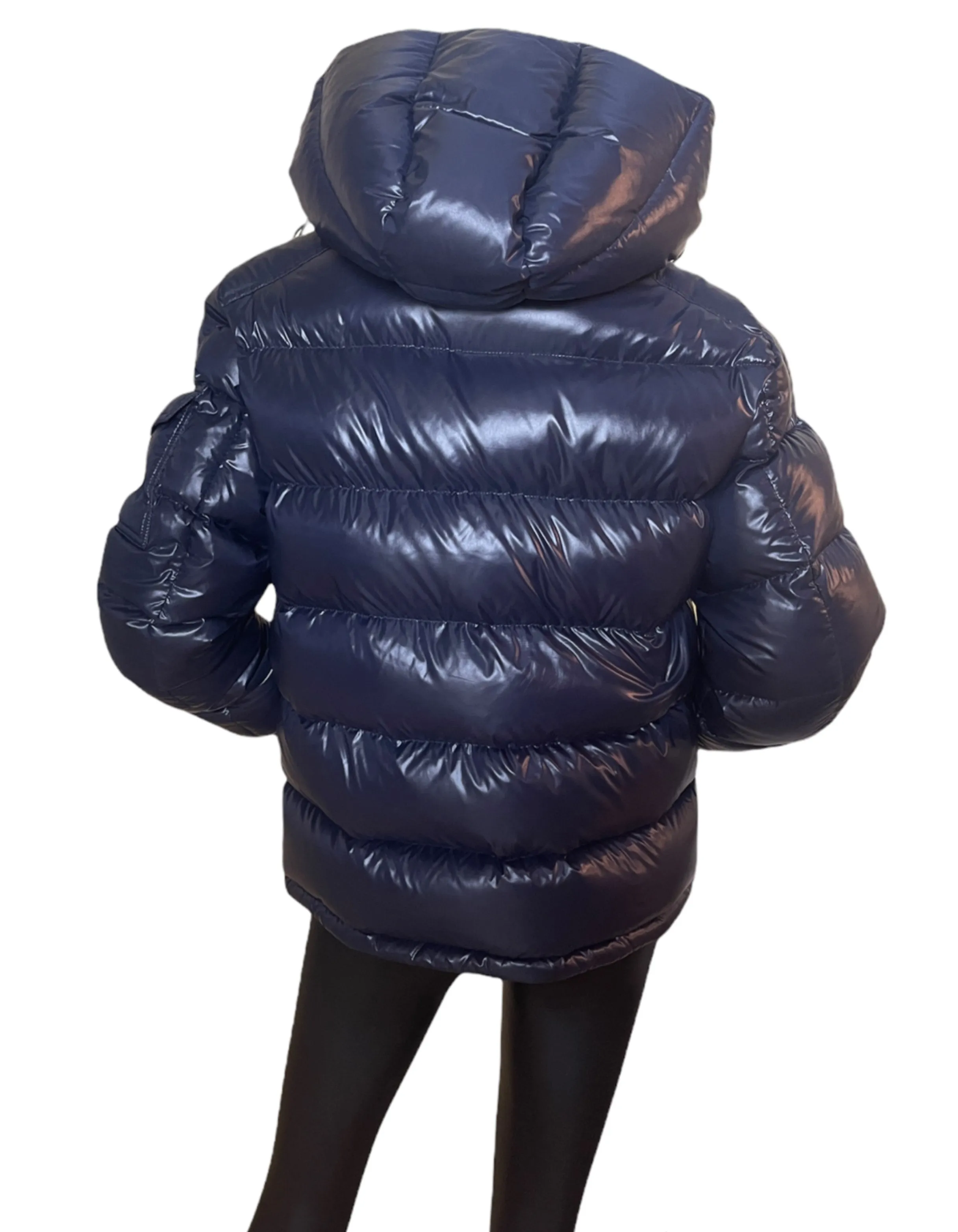 Moncler Men's Blue Down "Maya" Puffer Jacket sz 2/ US M