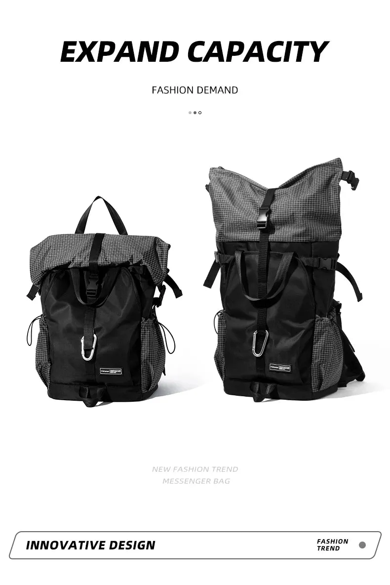Motorcycle Secure checkout Roll Capacity Expandable Bags Riding Large Backpack Hike Sports Outdoor Backpack Waterproof Sale event Men's Travel Top