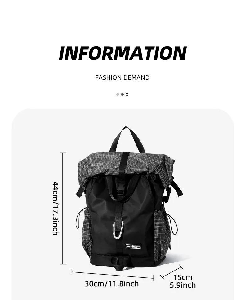 Motorcycle Secure checkout Roll Capacity Expandable Bags Riding Large Backpack Hike Sports Outdoor Backpack Waterproof Sale event Men's Travel Top