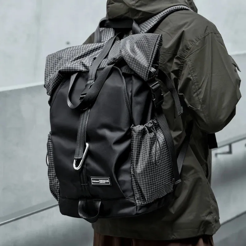 Motorcycle Secure checkout Roll Capacity Expandable Bags Riding Large Backpack Hike Sports Outdoor Backpack Waterproof Sale event Men's Travel Top