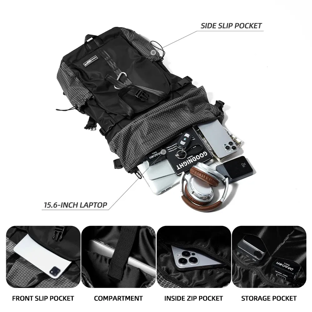 Motorcycle Secure checkout Roll Capacity Expandable Bags Riding Large Backpack Hike Sports Outdoor Backpack Waterproof Sale event Men's Travel Top