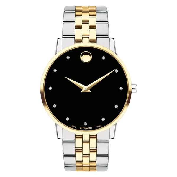Movado Men's Museum Classic Diamond Accent Two-Tone 0607202