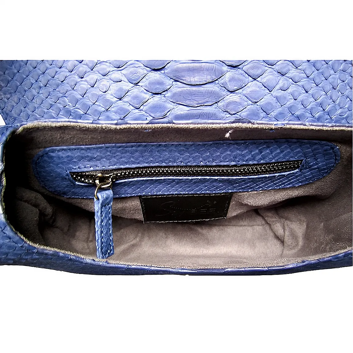 Navy Blue Box Bag