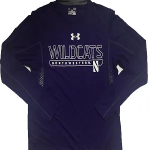 Northwestern Wildcats Under Armour Purple Men's L/S Shirt