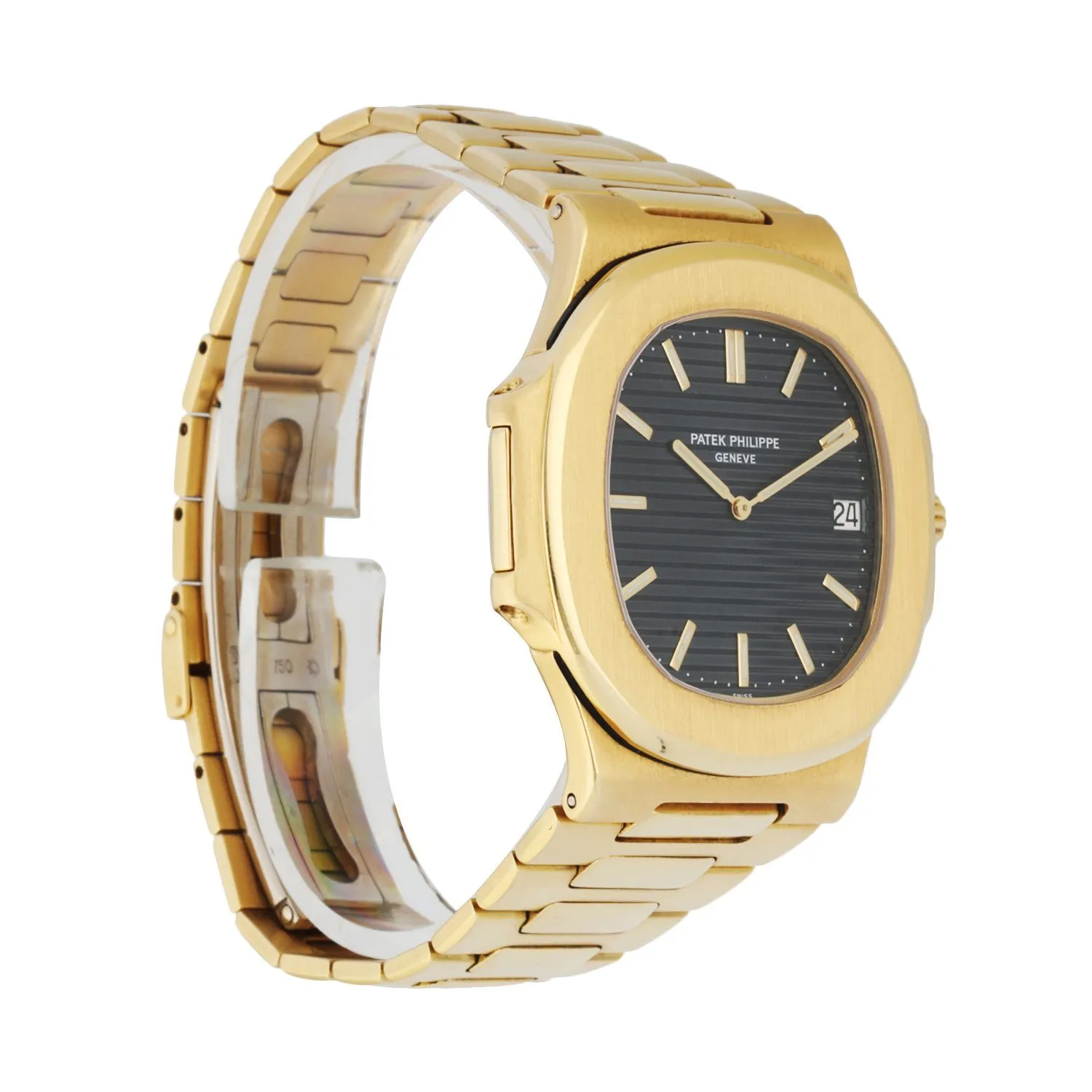 Patek Philippe Nautilus 3700/11J Jambo 18K Yellow Gold Men's Watch