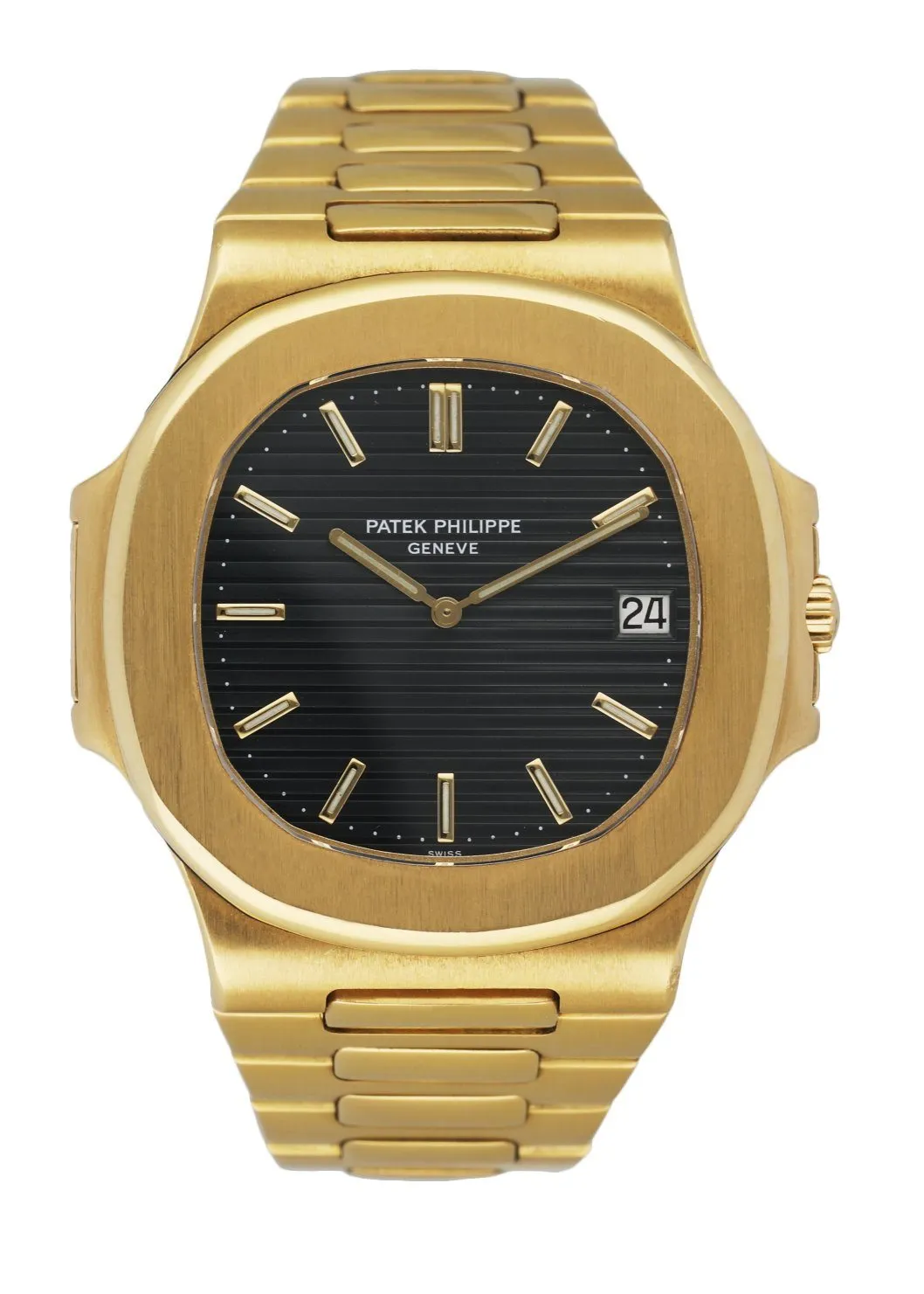 Patek Philippe Nautilus 3700/11J Jambo 18K Yellow Gold Men's Watch
