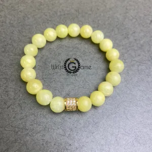 Paved Barrel_Agate Yellow
