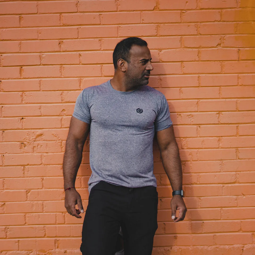 Performance Dry Tech Tee - Heather Blue (Men's)