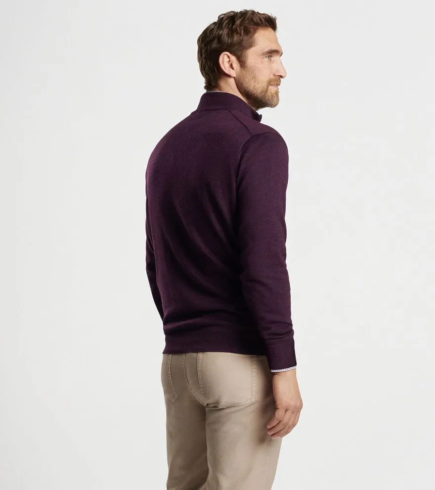 Peter Millar - Autumn Crest Quarter-Zip - Dark Plum