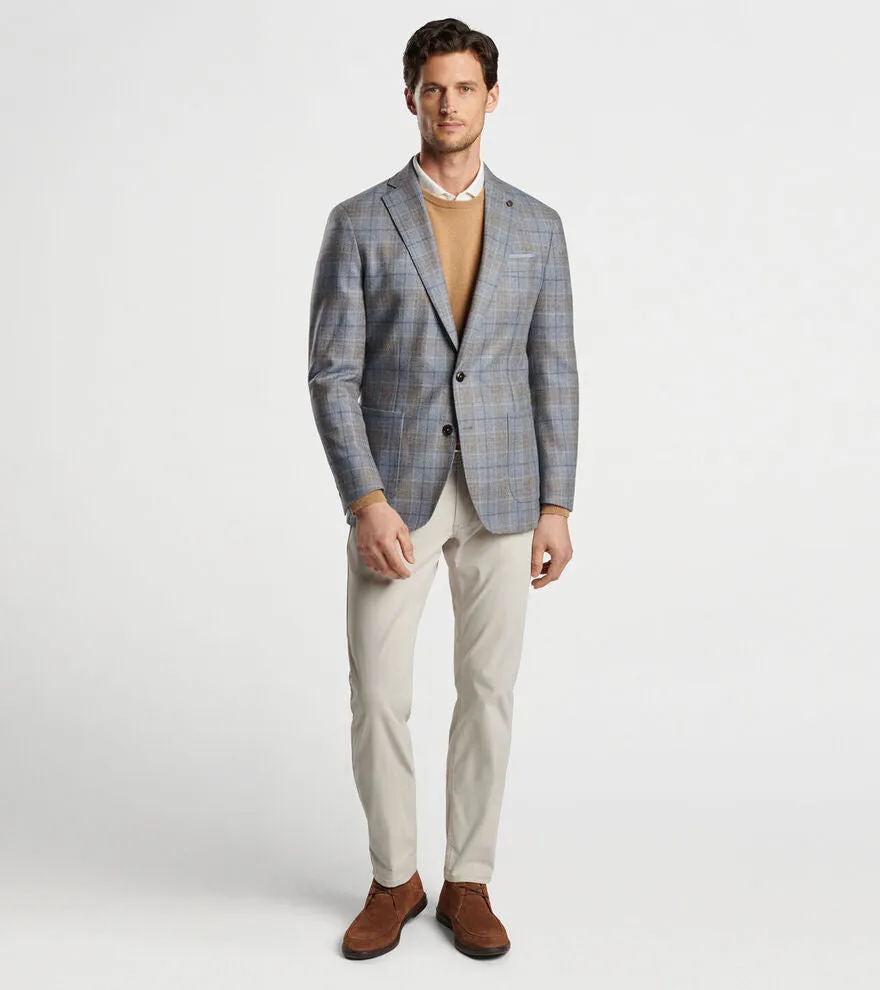 Peter Millar - Callan Plaid Soft Jacket - Blue Pearl