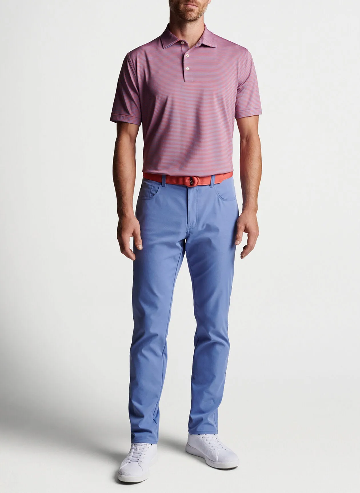 Peter Millar - Hales Performance Jersey Polo - Port Blue