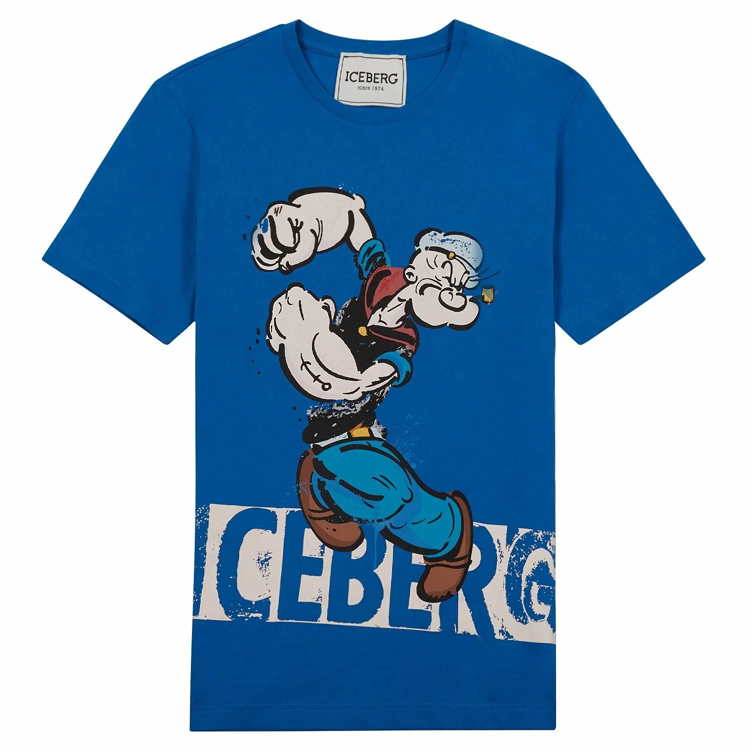 Popeye Walk Tee - Royal Blue