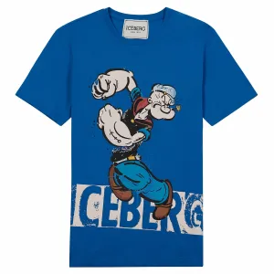Popeye Walk Tee - Royal Blue
